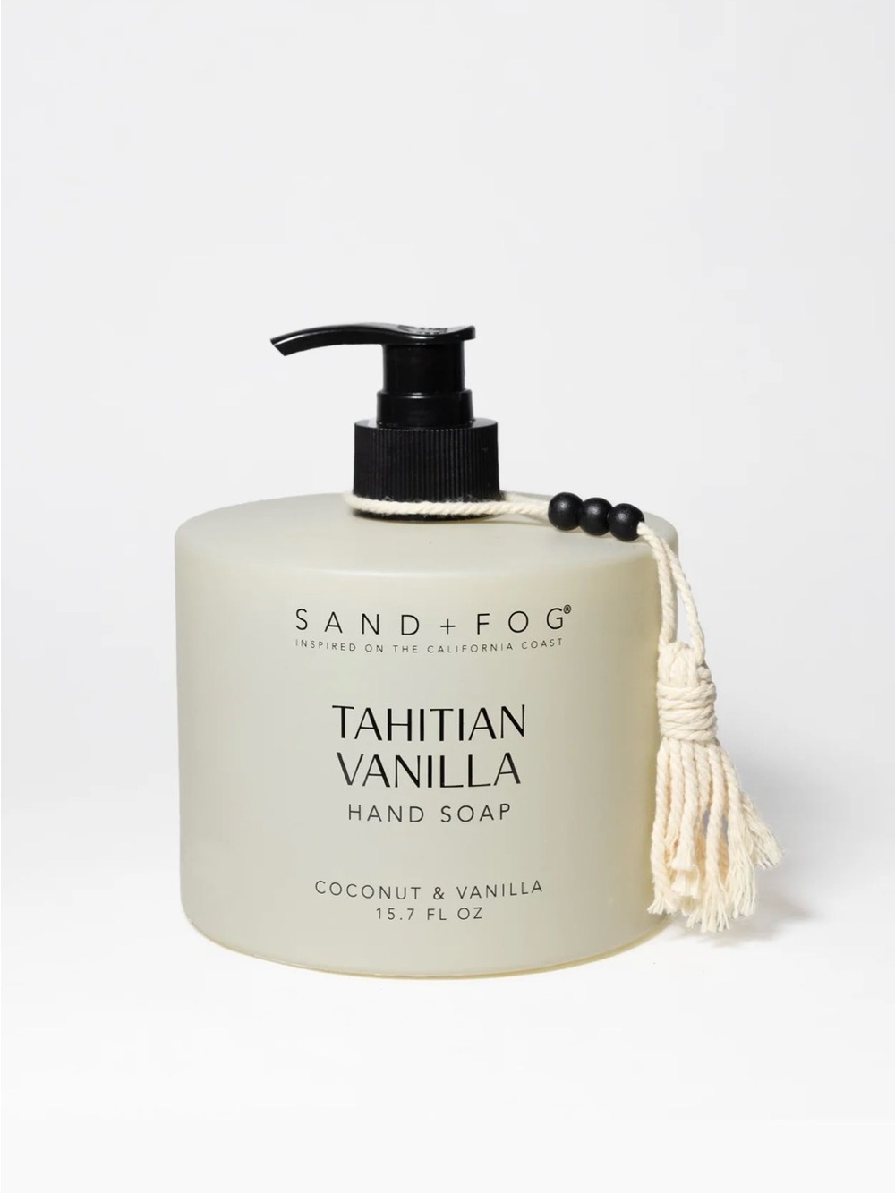 Sand + Fog Tahitian Vanilla Hand Soap Moisturizing Hand Wash – 15.7 Fl Oz